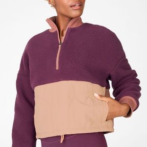 Retro Pocketed Fleece Pullover